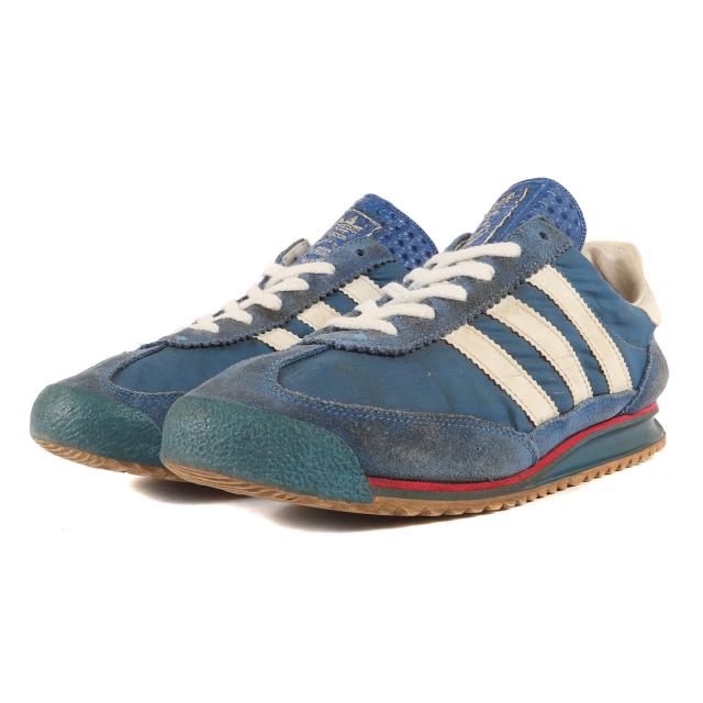 adidas vintage アディダスヴィンテージ サイズ:25.5cm 90s 初期復刻 SL72 クロアチア製 1993年製 ブルー US7.5 90年代 古着 ローカット スニーカー シューズ 靴【メンズ】【中古】【K3980】 その他スニーカー