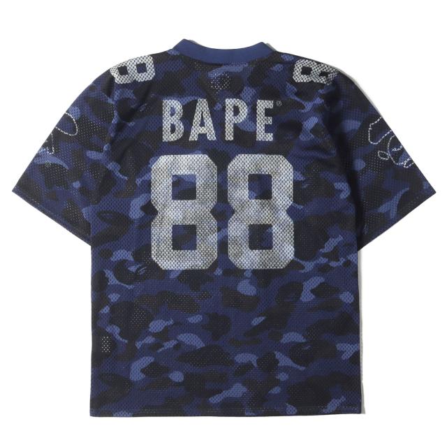 A BATHING APE アベイシングエイプ　大猿　ブルーカモ柄　90s XL A BATHING APE アベイシングエイプ 大猿 ブルーカモ柄 90s XL