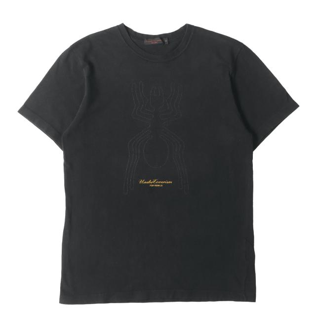 UNDERCOVER アンダーカバー Tシャツ サイズ:M / 00s fragment design ナスカの地上絵 クルーネック Tシャツ / ブラック 黒 / トップス カットソー 半袖【メンズ】【中古】【K4443】