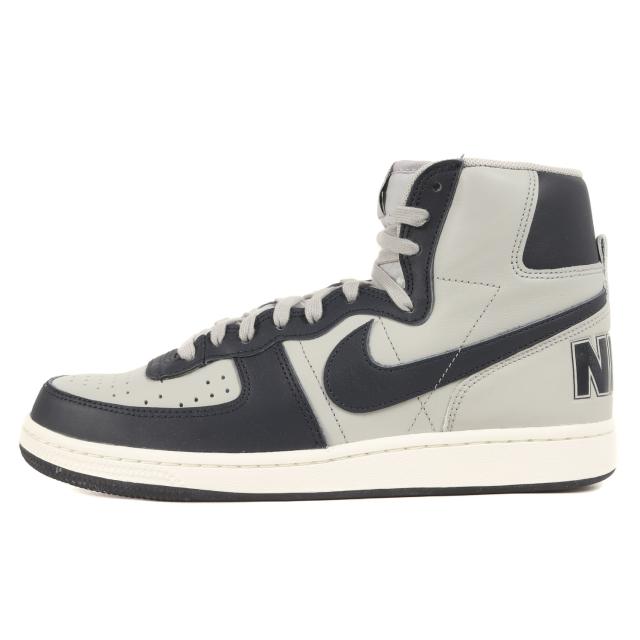 NIKE ナイキ サイズ:27.0cm TERMINATOR HIGH GEORGETOWN 2022年製 FB1832-001 ターミネーター ハイ ジョージタウン大学 グラナイト ダークオブシディアン US9 ハイカット スニーカー シューズ 靴【メンズ】【中古】【美品】【K4000】