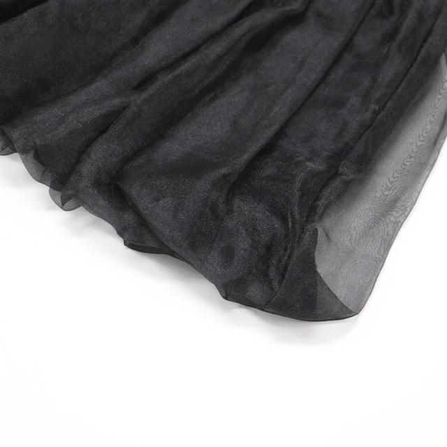 The Garment ザ ガーメント スカート ブラック 黒 サイズ:6(S〜M) / 24春夏 オーガンジー バルーン スカート / Beatrice Balloon Skirt ミニ丈 シアー ギャザー / ボトムス【レディース】【中古】【K4444】_4