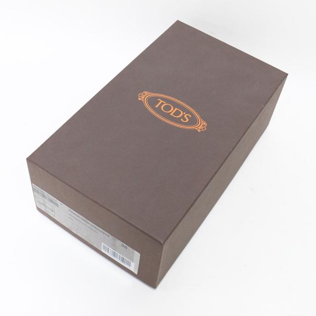 TODS トッズ ピンク オレンジ サイズ:36(23.0cm) / スウェード ドライビング シューズ / GOMMINI MOCASSINO / ローファー スリッポン モカシン バイカラー / イタリア製 / ブランド 靴【レディース】【中古】【K4444】