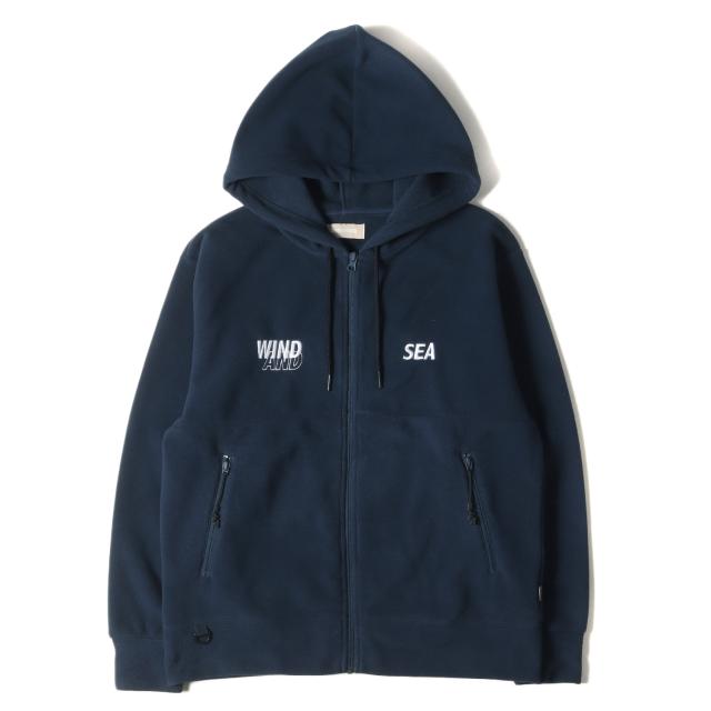 パーカー wind and sea ウィンダンシー Waffle Zip Up Sweatshirt
