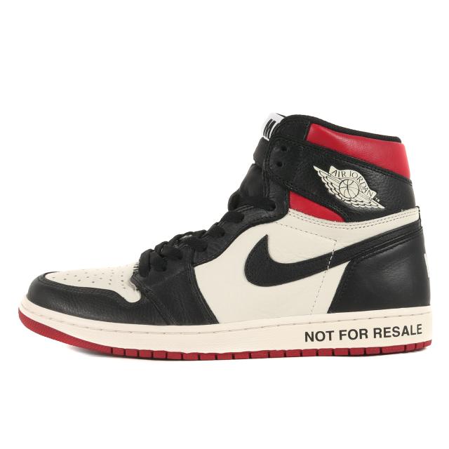 NIKE ナイキ サイズ:28.5cm AIR JORDAN 1 RETRO HIGH OG NRG NOT FOR RESALE (861428-106) エアジョーダン1 レトロ ハイ ノット フォー セールス セイル ブラック バーシティレッド US10.5 ハイカット スニーカー シューズ 靴【メンズ】【中古】【美品】【K4011】