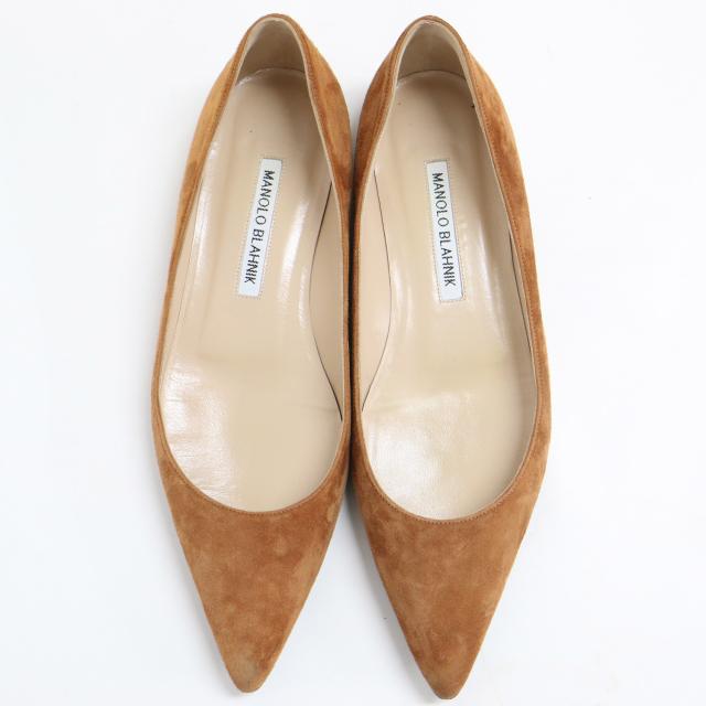 MANOLO BLAHNIK マノロブラニク ブラウン サイズ:36(23.0cm