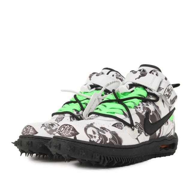 OFF-WHITE オフホワイト サイズ:26.0cm / 24SS NIKE AIR FORCE 1 MID SP LTHR GRIM REAPER (DR0500-102) / ナイキ エアフォース1 ミッド レザー 死神 / ホワイト ブラック / US8 / ミドルカット スニーカー シューズ 靴 / コラボ【メンズ】【K4449】_1