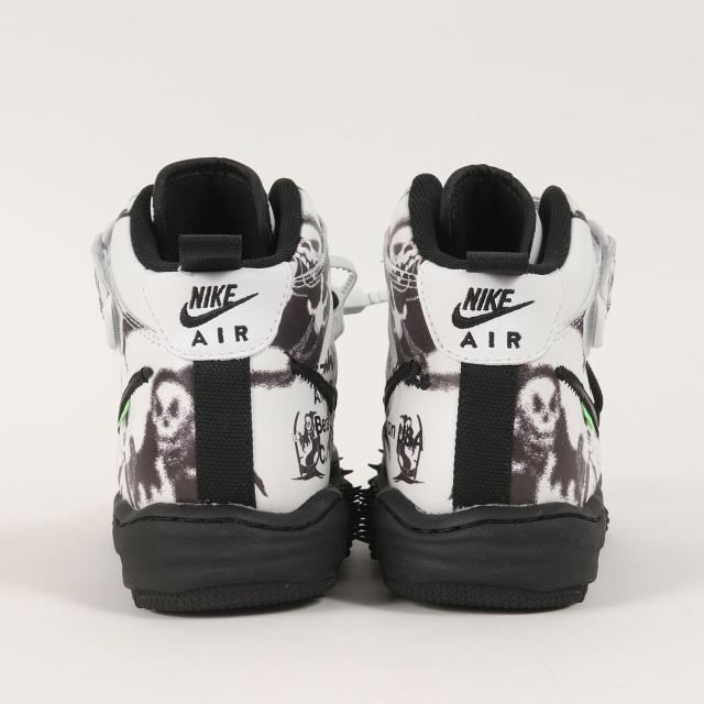OFF-WHITE オフホワイト サイズ:26.0cm / 24SS NIKE AIR FORCE 1 MID SP LTHR GRIM REAPER (DR0500-102) / ナイキ エアフォース1 ミッド レザー 死神 / ホワイト ブラック / US8 / ミドルカット スニーカー シューズ 靴 / コラボ【メンズ】【K4449】_2