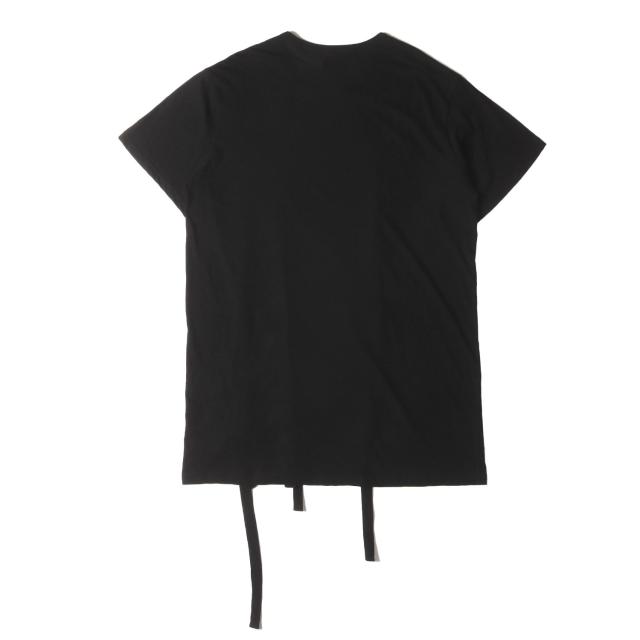 Yohji Yamamoto ヨウジヤマモト Tシャツ サイズ:3 / 22SS 紐調節 コットンジャージー カットソー / POUR HOMME / ホワイト 白 / トップス Tシャツ 半袖【メンズ】【中古】【美品】【K4451】 Yohji Yamamoto ヨウジヤマモト Tシャツ サイズ:3 / 22SS 紐調節