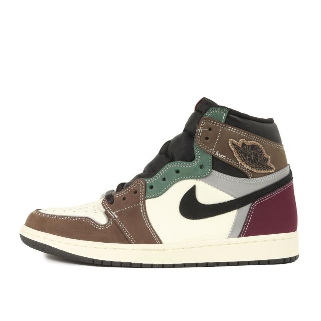 NIKE ナイキ サイズ:27.5cm / AIR JORDAN 1 RETRO HIGH OG HAND CRAFTED (DH3097-001) / エアジョーダン1 レトロ ハイ ハンド クラフテッド / ブラック アーキオブラウン / US9.5 / ハイカット スニーカー シューズ 靴【メンズ】【K4452】