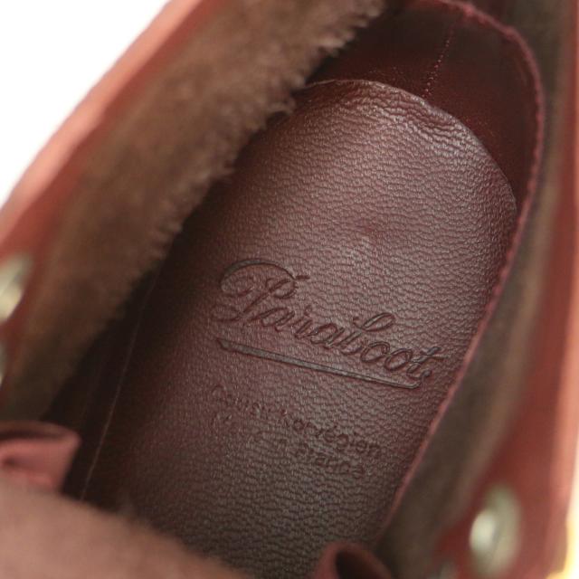 Paraboot パラブーツ ボルドー サイズ:UK5(24.5cm) / インバータブル レザー レースアップ ブーツ / IMBATTABLE F / ショートブーツ フラット ラウンドトゥ / フランス製 / シューズ 靴【レディース】【K4453】