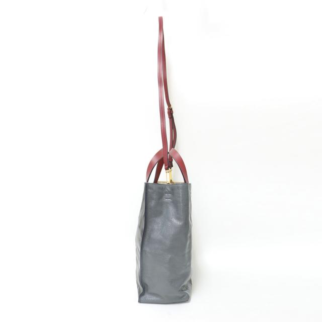 MARNI マルニ バッグ グレー レッド / Museo Soft ミニバッグ MARNI マルニ バッグ グレー レッド / Museo Soft ミニバッグ