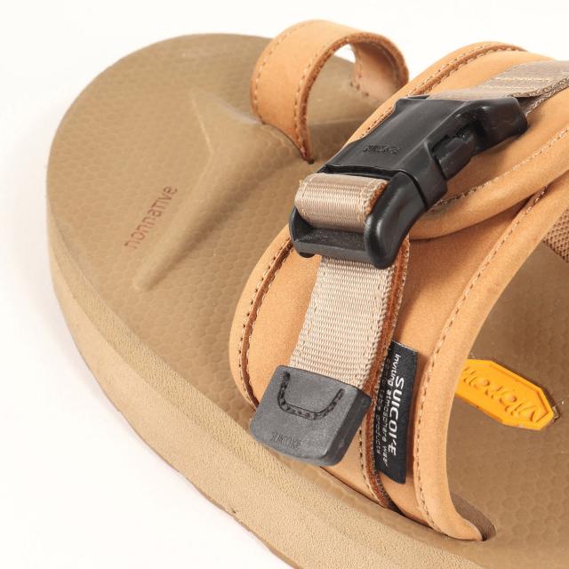 NONNATIVE ノンネイティブ サンダル サイズ:US8(26.0cm) / SUICOKE ハンター サンダル (HUNTER SANDAL) / ベージュ / コラボ シューズ 靴【メンズ】【中古】【K4455】