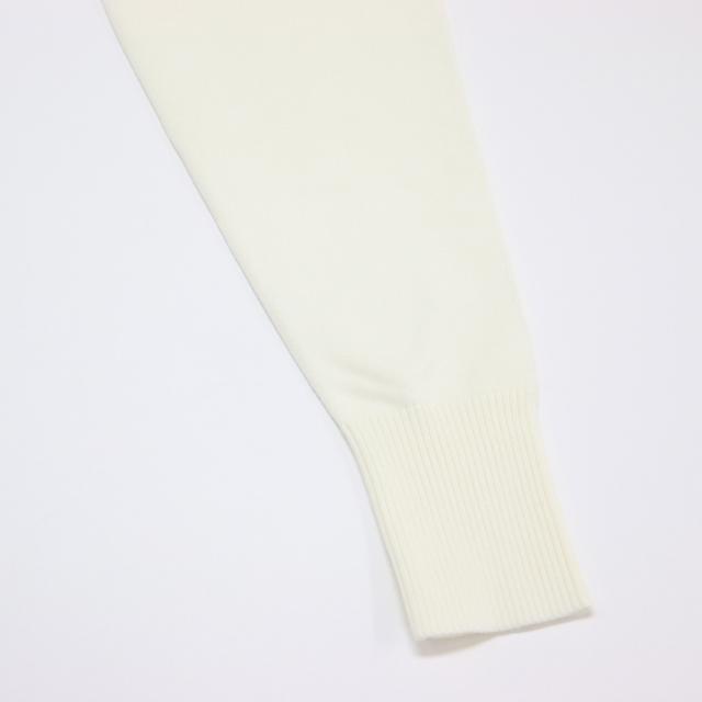 Theory luxe - 【新品】theory luxe セオリーリュクス ニット ホワイト 白 サイズ:38(M) / スキッパーネック プルオーバー / Snow Gracie 長袖 ポケット ドロップショルダー ウォッシャブル / トップス セーター 【レディース】 theory luxe セオリーリュクス ニット ホワイト 白 サイズ:38(M