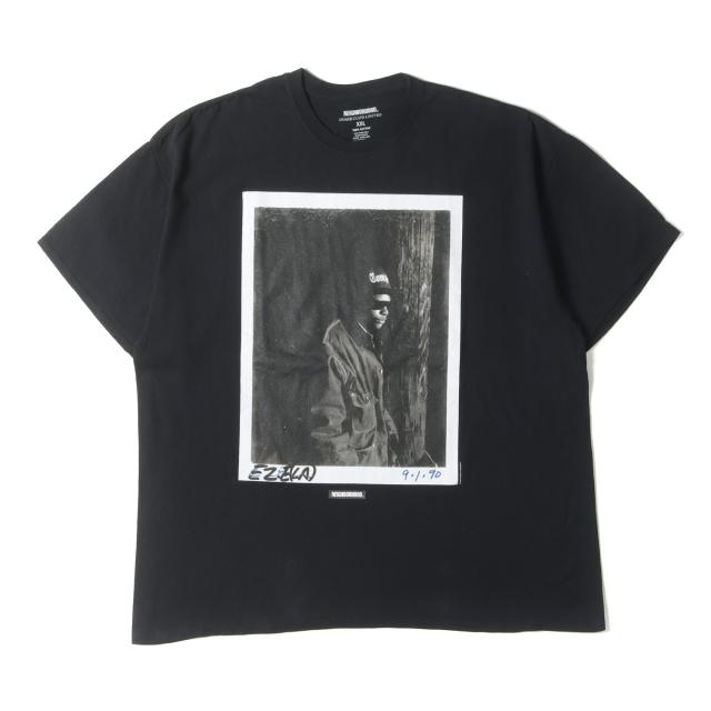 NEIGHBORHOOD ネイバーフッド Tシャツ サイズ:XXL / 20AW IMAGE CLUB LIMITED N.W.A フォトプリント クルーネック Tシャツ / ブラック 黒 / トップス カットソー 半袖【メンズ】【中古】【K4456】