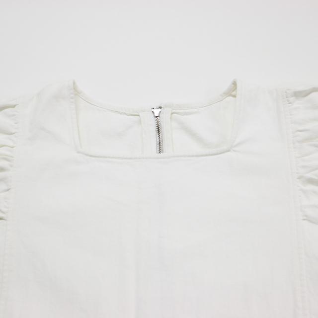 Ron Herman ロンハーマン R.H.VINTAGE サロペット ホワイト 白 サイズ:S / レースアップ スクエアネック ジャンプスーツ / Lace Up Square Neck Jumpsuit オールインワン / ボトムス ズボン 【レディース】【中古】【K4456】