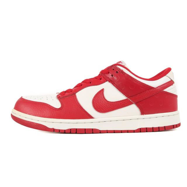 NIKE ナイキ サイズ:27.0cm DUNK LOW (318019-103) ダンク ロー バーシティレッド ホワイト 赤白 US9 ローカット すにーかー シューズ 靴【メンズ】【中古】【K4146】