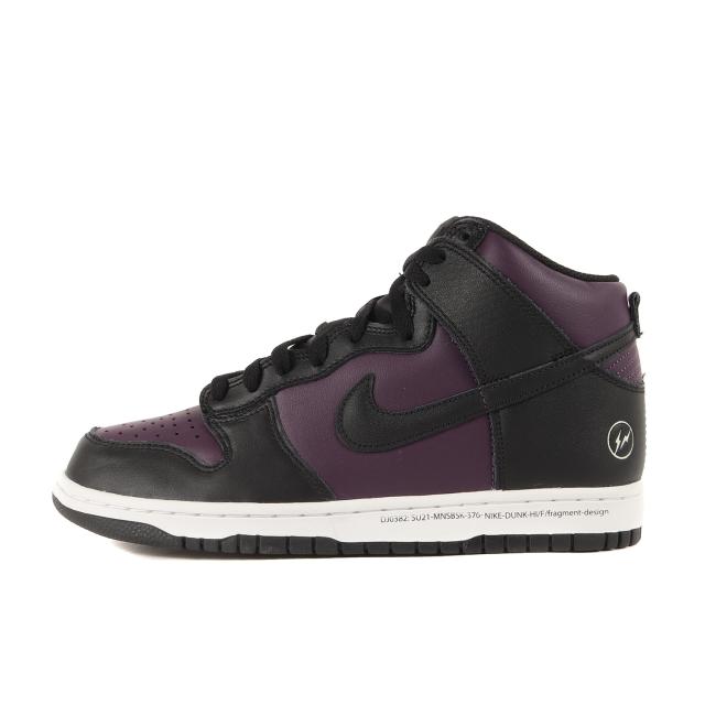 NIKE ナイキ サイズ:26.0cm fragment design DUNK HI / F 北京 / BEIJING (DJ0382-600) フラグメント ダンク ハイ ワイン ブラック US8 ハイカット スニーカー シューズ 靴 コラボ【メンズ】【K4149】