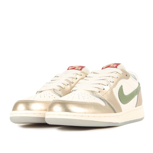 NIKE ナイキ サイズ:23.0cm / AIR JORDAN 1 RTR LOW OG CNY GS CHINESE NEW YEAR (FQ6593-100) / エアジョーダン1 ロー チャイニーズ ニューイヤー / セイル オイルグリーン / US4Y / ローカット スニーカー シューズ 靴【メンズ】【K4460】 NIKE ナイキ サイズ:23.0cm / AIR JORDAN 1 RTR LOW OG CNY GS CHINESE