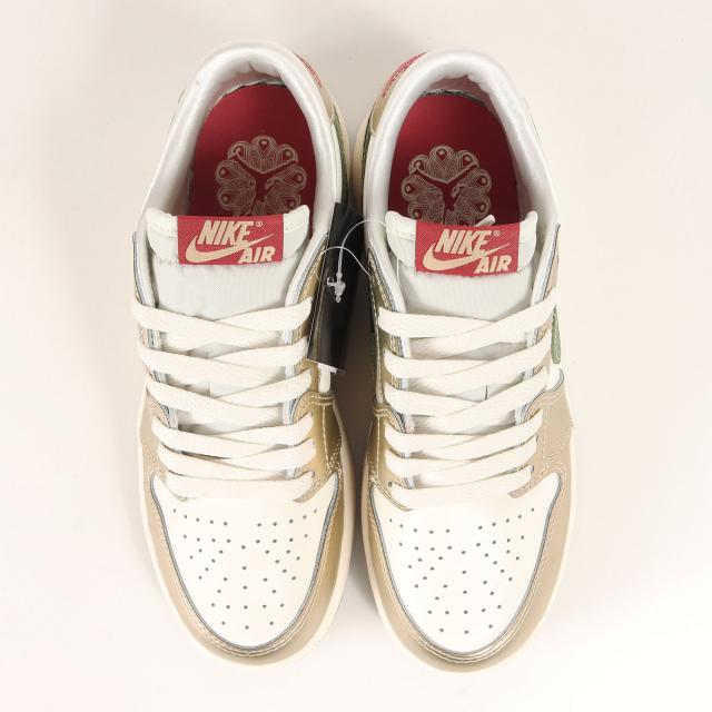 NIKE ナイキ サイズ:23.0cm / AIR JORDAN 1 RTR LOW OG CNY GS CHINESE NEW YEAR (FQ6593-100) / エアジョーダン1 ロー チャイニーズ ニューイヤー / セイル オイルグリーン / US4Y / ローカット スニーカー シューズ 靴【メンズ】【K4460】 NIKE ナイキ サイズ:23.0cm / AIR JORDAN 1 RTR LOW OG CNY GS CHINESE