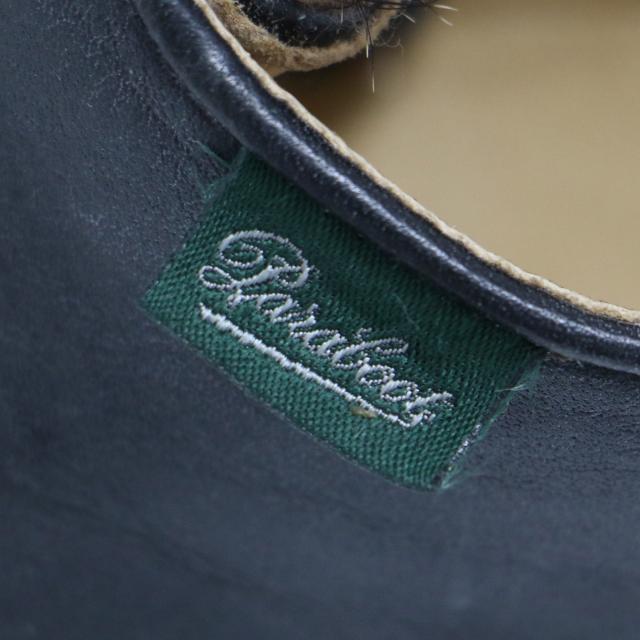 Paraboot パラブーツ ブラック 黒 サイズ:UK4(23.5cm) / ミカエル グリフ2 チロリアンシューズ / MICHAEL GRIFF ？ / ラバーソール ハラコ ファー リスレザー / フランス製 / ブランド 靴【レディース】【中古】【K4460】