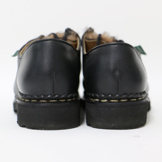 Paraboot パラブーツ ブラック 黒 サイズ:UK4(23.5cm) / ミカエル グリフ2 チロリアンシューズ / MICHAEL GRIFF ？ / ラバーソール ハラコ ファー リスレザー / フランス製 / ブランド 靴【レディース】【中古】【K4460】