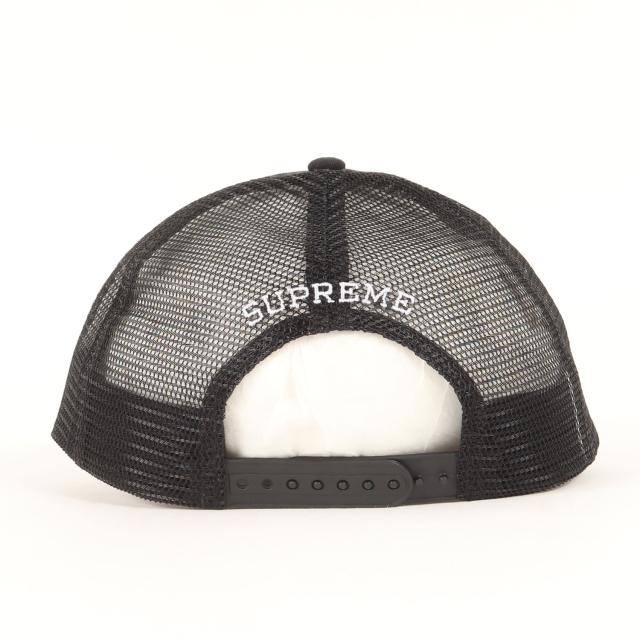 Supreme / 25SS/Reaper Mesh/メッシュキャップ/コットン/ブラック/メンズ Supreme シュプリーム キャップ / 25SS グラフィック刺繍 メッシュ