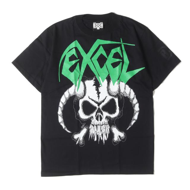 BOUNTY HUNTER バウンティーハンター Tシャツ サイズ:M / EXCEL クルーネック Tシャツ / ブラック 黒 / トップス カットソー 半袖 / コラボ【メンズ】【K4463】