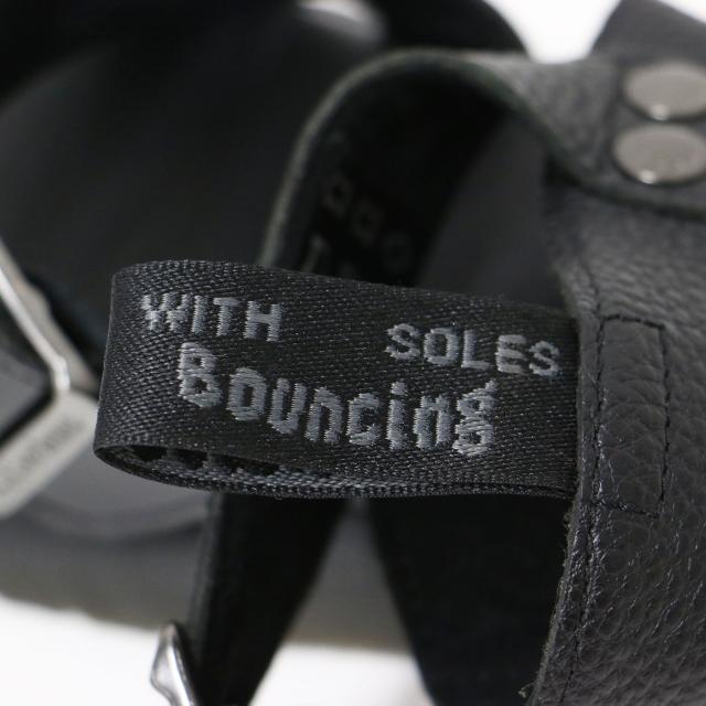 Dr.Martens ドクターマーチン Ray BEAMS 別注 サンダル ブラック 黒 サイズ:UK5(24.0cm) / レザー ベルト サンダル / GRYPHON フラット アンクルストラップ エナメル コンビ / コラボ シューズ 靴【レディース】【中古】【K4464】