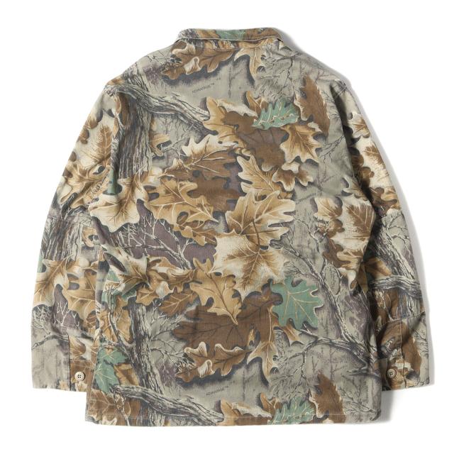 U.S.VINTAGE ヴィンテージ 90s ATLANCO リアルツリーカモ BDU ミリタリー シャツジャケット USA製 迷彩 サイズ:MEDIUM-REGULAR(M-R) アウター ブルゾン コート 上着【メンズ】【中古】【K4238】