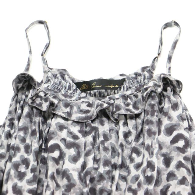 cloth＆cross リネンブラウス レオパード 新品ハグオーワー