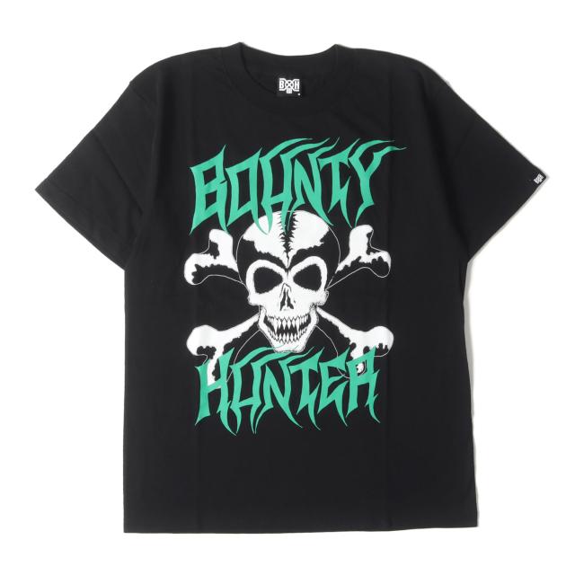BOUNTY HUNTER バウンティーハンター Tシャツ サイズ:M / エクセル パロディーロゴ クルーネック Tシャツ / ブラック 黒 / トップス カットソー 半袖【メンズ】【K4468】