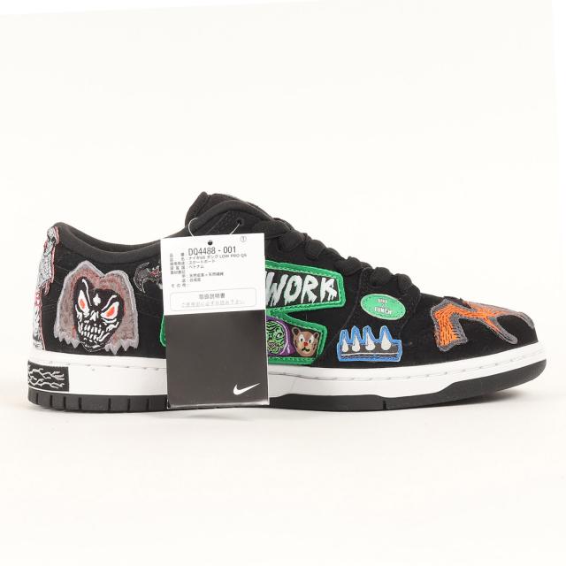 NIKE ナイキ サイズ:27.0cm / 22AW NECK FACE SB DUNK LOW PRO QS (DQ4488-001) / ネックフェイス ダンク ロー プロ / ブラック 黒 / US9 / ローカット スニーカー シューズ 靴 / コラボ【メンズ】【K4468】_4