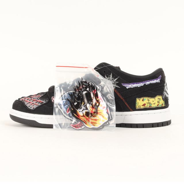 NIKE ナイキ サイズ:27.0cm / 22AW NECK FACE SB DUNK LOW PRO QS (DQ4488-001) / ネックフェイス ダンク ロー プロ / ブラック 黒 / US9 / ローカット スニーカー シューズ 靴 / コラボ【メンズ】【K4468】_5