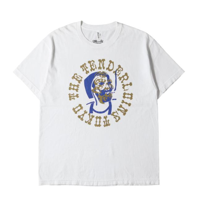 TENDERLOIN テンダーロイン Tシャツ サイズ:L 21SS ジグザグ & ボルネオスカル クルーネック Tシャツ TEE C.Z.Z.M ホワイト 白 トップス カットソー 半袖【メンズ】【中古】【K4166】