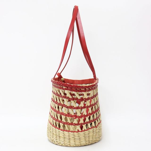 MAISON N.H PARIS メゾンエヌアッシュパリ バッグ ベージュ レッド