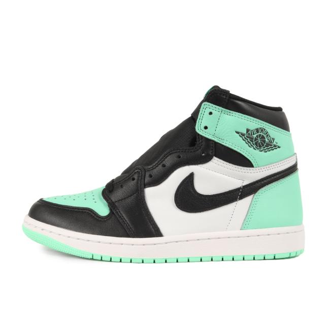 NIKE ナイキ サイズ:27.5cm AIR JORDAN 1 RETRO HI OG GREEN GLOW (DZ5485-130) エアジョーダン1 レトロ ハイ ホワイト グリーングロー US9.5 ハイカット スニーカー シューズ 靴【メンズ】【K4167】