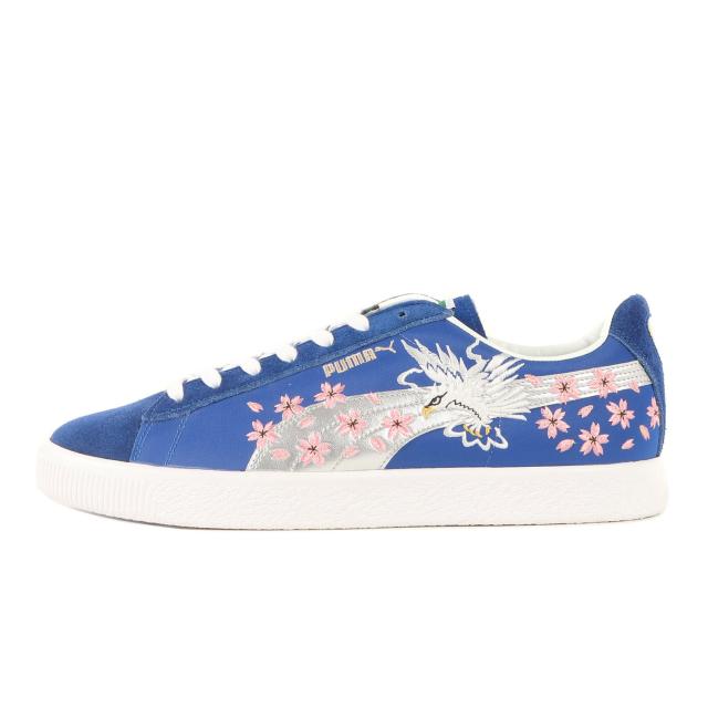 PUMA プーマ サイズ:27.0cm / 22AW ATMOS SUEDE VTG MIJ ATMOS SKAJAN 2.0 (391911-01) / アトモス スウェード ビンテージ スカジャン / ブルー / US9 / ローカット スニーカー シューズ 靴 / コラボ 別注【メンズ】【K4469】