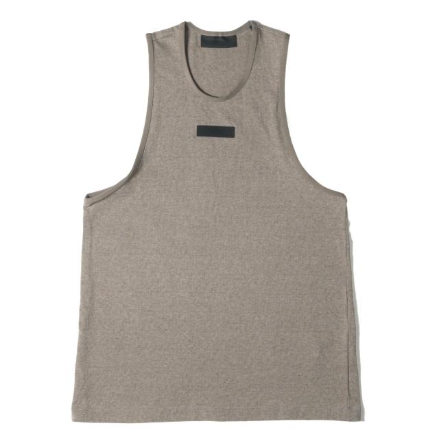 FEAR OF GOD フィアオブゴッド タンクトップ サイズ:M / FOG ESSENTIALS ヘビーウェイト タンクトップ / トープ系 / トップス カットソー【メンズ】【中古】【美品】【K4471】