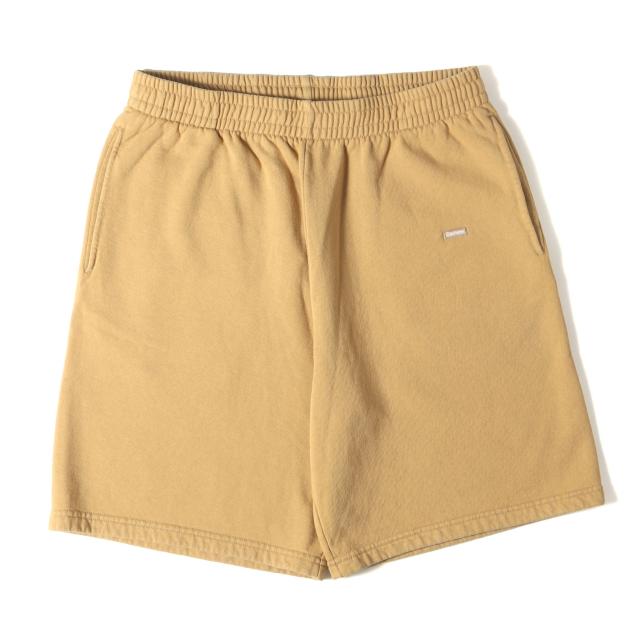 Supreme シュプリーム パンツ サイズ:L / 24SS オーバーダイ スモールBOXロゴ スウェット ショーツ (Overdyed Small Box Sweatshort) / サンド / ボトムス ショートパンツ【メンズ】【中古】【K4472】