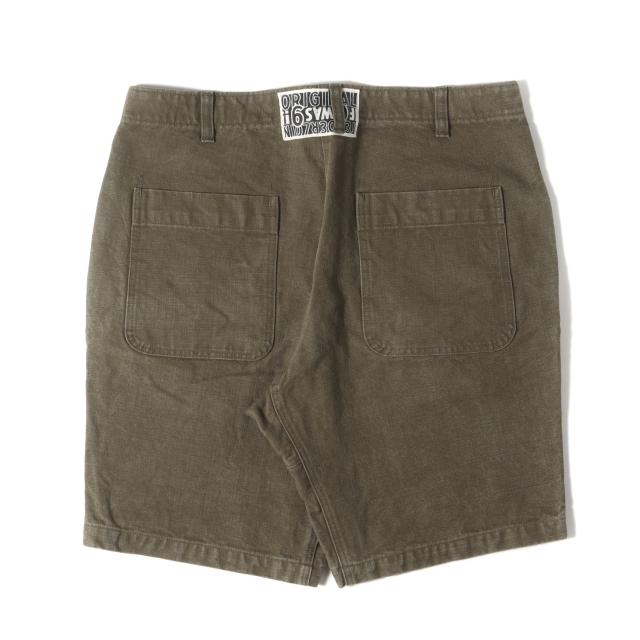 TENDERLOIN テンダーロイン パンツ サイズ:L / ダック フリスコ ワークショーツ (DUCK SHORTS) / オリーブ / ボトムス ショートパンツ【メンズ】【中古】【美品】【K4472】 TENDERLOIN テンダーロイン パンツ サイズ:L / ダック フリスコ ワーク