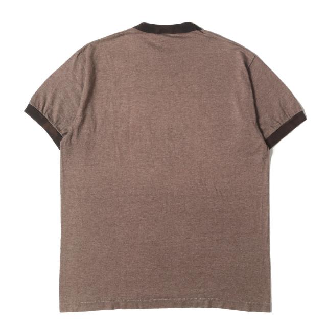 U.S.VINTAGE Tシャツ サイズ:M / 70s The Three Stooges / 三ばか大将 リンガー Tシャツ (Sportswearボディ / USA製) / 杢ブラウン / 70年代 ヴィンテージ 古着 / トップス カットソー 半袖【メンズ】【中古】【K4472】