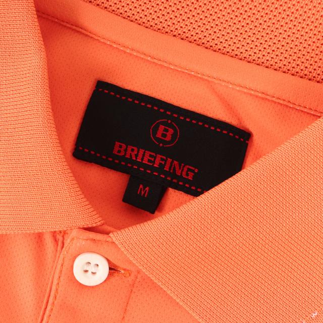 BRIEFING ブリーフィング ポロシャツ サイズ:M / グラデーション ワンポイント ロゴ 刺繍 ジャージー ポロシャツ (GRADATION POLO CR) / オレンジ / トップス 半袖【メンズ】【中古】【新品同様】【K4472】_2
