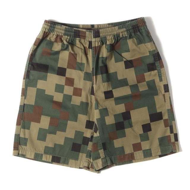 Supreme シュプリーム パンツ サイズ:S / 20AW デジカモ柄 ツイル ミリタリー イージーショーツ (Military Twill Short) / オリーブデジカモ 迷彩 / ボトムス ショートパンツ【メンズ】【中古】【K4473】