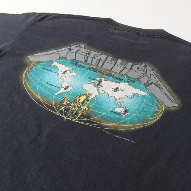 Vintage Music Item 90s METALLICA METALLI FUKIN CA Tシャツ (Murinaボディ / USA製) / ブラック 黒 / サイズ:XL / 90年代 ヴィンテージ 古着 / トップス カットソー 半袖【メンズ】【中古】【K4474】_4