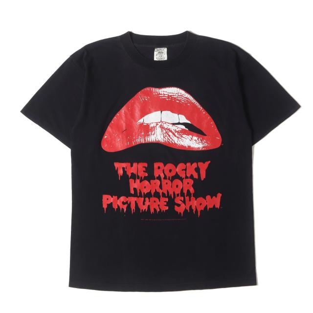 90s - 00s ヴィンテージ古着 / 90s 映画 The Rocky Horror Picture Show ムービー Tシャツ (MOSQUITOHEADボディ / USA製) / ブラック 黒 / サイズ:L / トップス カットソー 半袖【メンズ】【中古】【K4474】