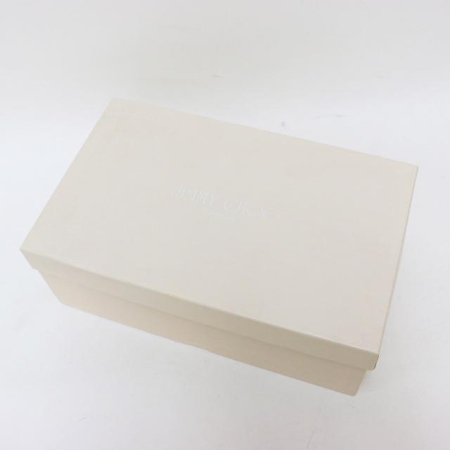 JIMMY CHOO ジミーチュウ パンプス ベージュ サイズ:38 1/2 25.5cm / エナメル レザー ピンヒール パンプス / アーモンドトゥ パテント / シューズ 靴 / イタリア製【レディース】【中古】【K4476】