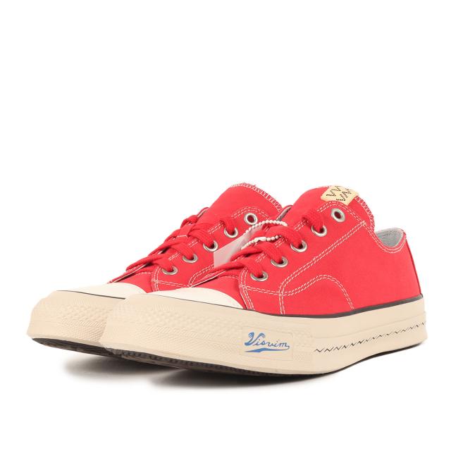 visvim ビズビム サイズ:US8.5(26.5cm) / 25SS SKAGWAY L.T. LO / スカグウェイ ロー / キャンバス / レッド / ローカット スニーカー シューズ 靴【メンズ】【K4476】