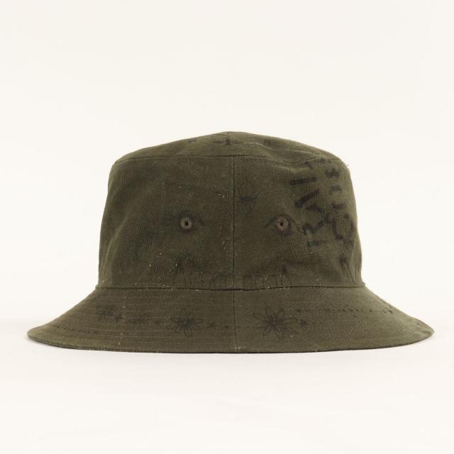 READYMADE×DR.Woo 美品 BUCKET HAT TATOO カーキ 【公式通販】