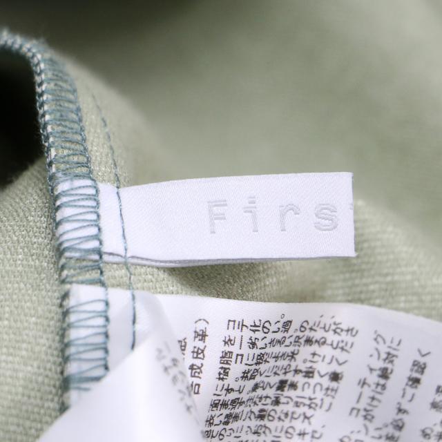 Firsthand 一塁手お手手 衣装 青味薄墨色 大きさ:FREE / 24秋冬 フェイクレザー 2WAY ギャザー 衣装 / ロング丈 ノースリーブ 太陽面爆発 / トップス 御召しもの【レディース】【中古】【美品】【K4478】
