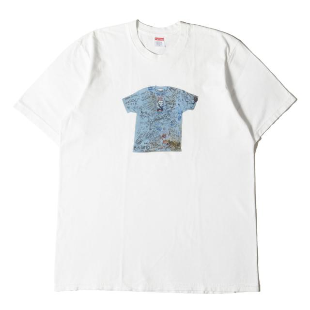 Supreme シュプリーム Tシャツ サイズ:L / 24SS 30周年記念 ファーストTシャツデザイン クルーネック Tシャツ (First Tee / 30th Anniversary Tee) / ホワイト 白 / トップス カットソー 半袖【メンズ】【中古】【K4479】
